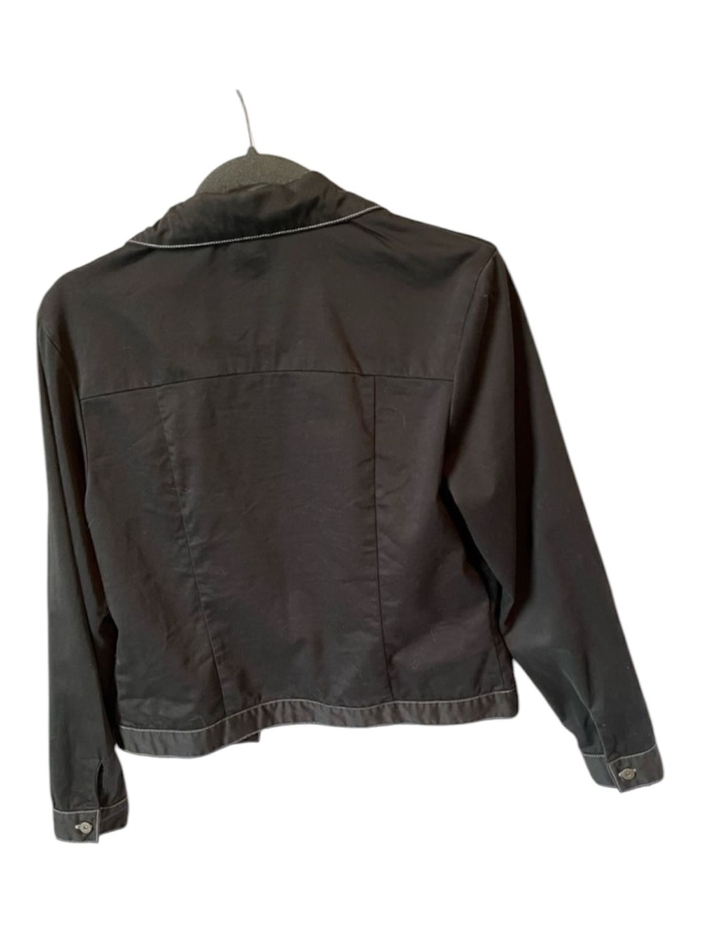 Mix It Black Blazer Jacket Open Front Career Chic Medium - Picture 5 of 9